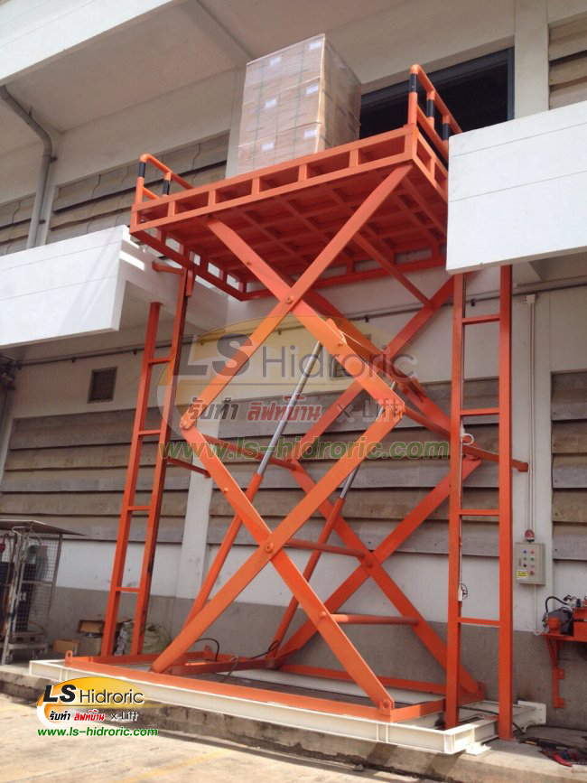 รับทำ X-LIFT  ลิฟท์ยกรถ ศูนย์ราชการกรุงเทพ ยกสูง 6.50 เมตร